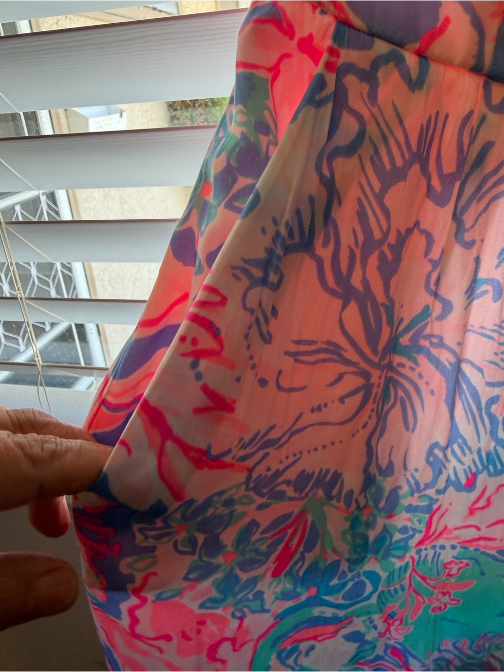 Lilly Pulitzer Lion Around Floral Wide Leg Jumpsuit Pink Blue 6 - Picture 7 of 10